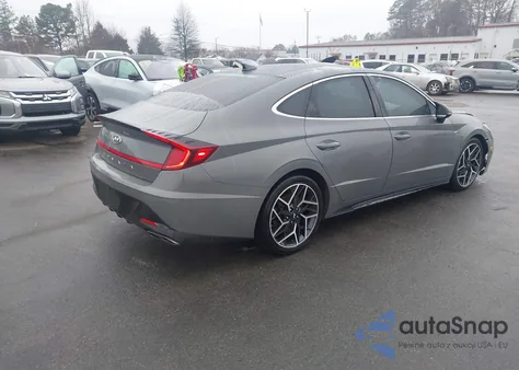 2021 Hyundai Sonata N Line from USA, damaged, VIN 5NPEK4JC7MH116482